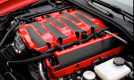 C7 Corvette Stingray Decals, Engine Graphics, 10 pcs, Center & Coil Sections, Black Carbon Fiber